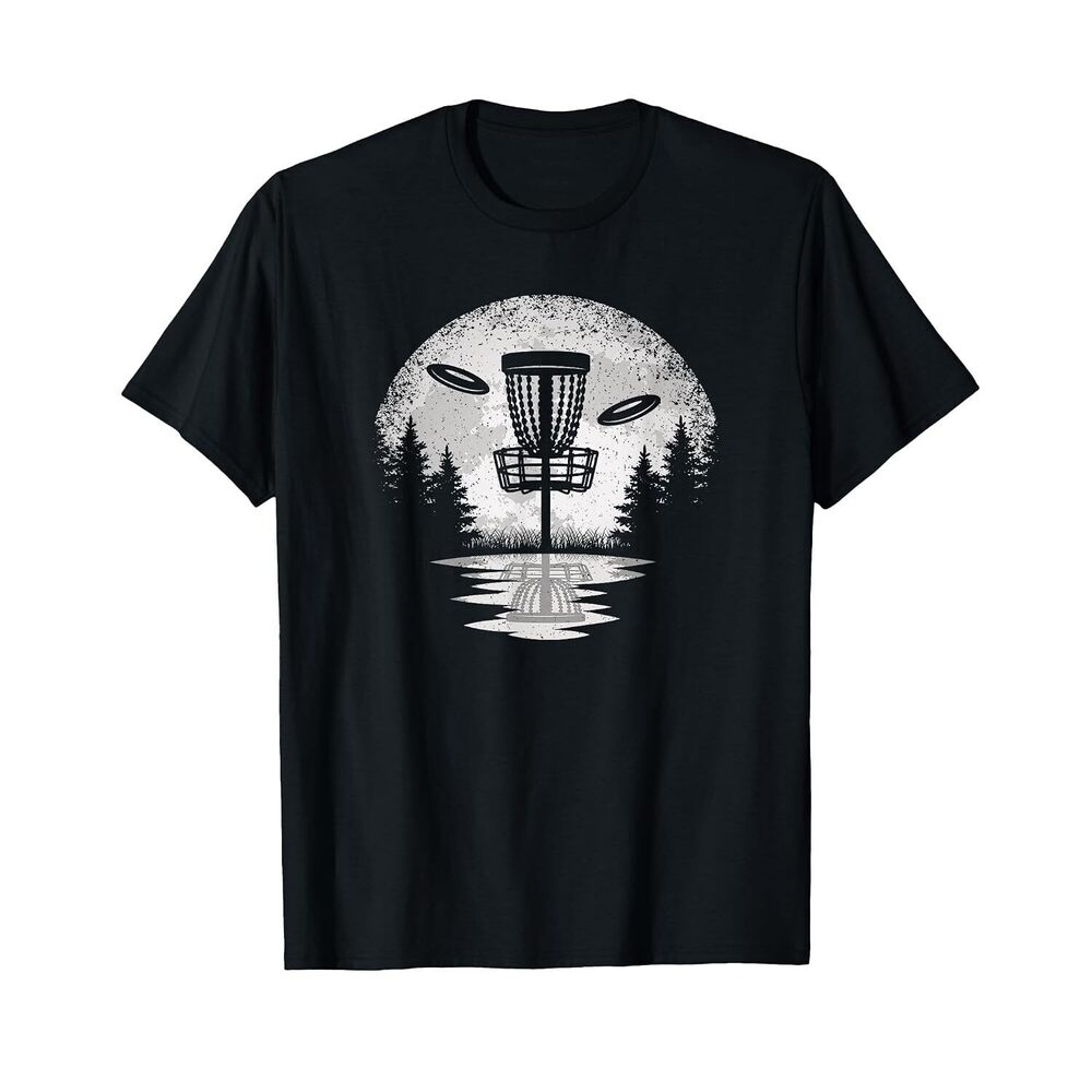 Disc Golf Basket Vintage Tee for Men Women